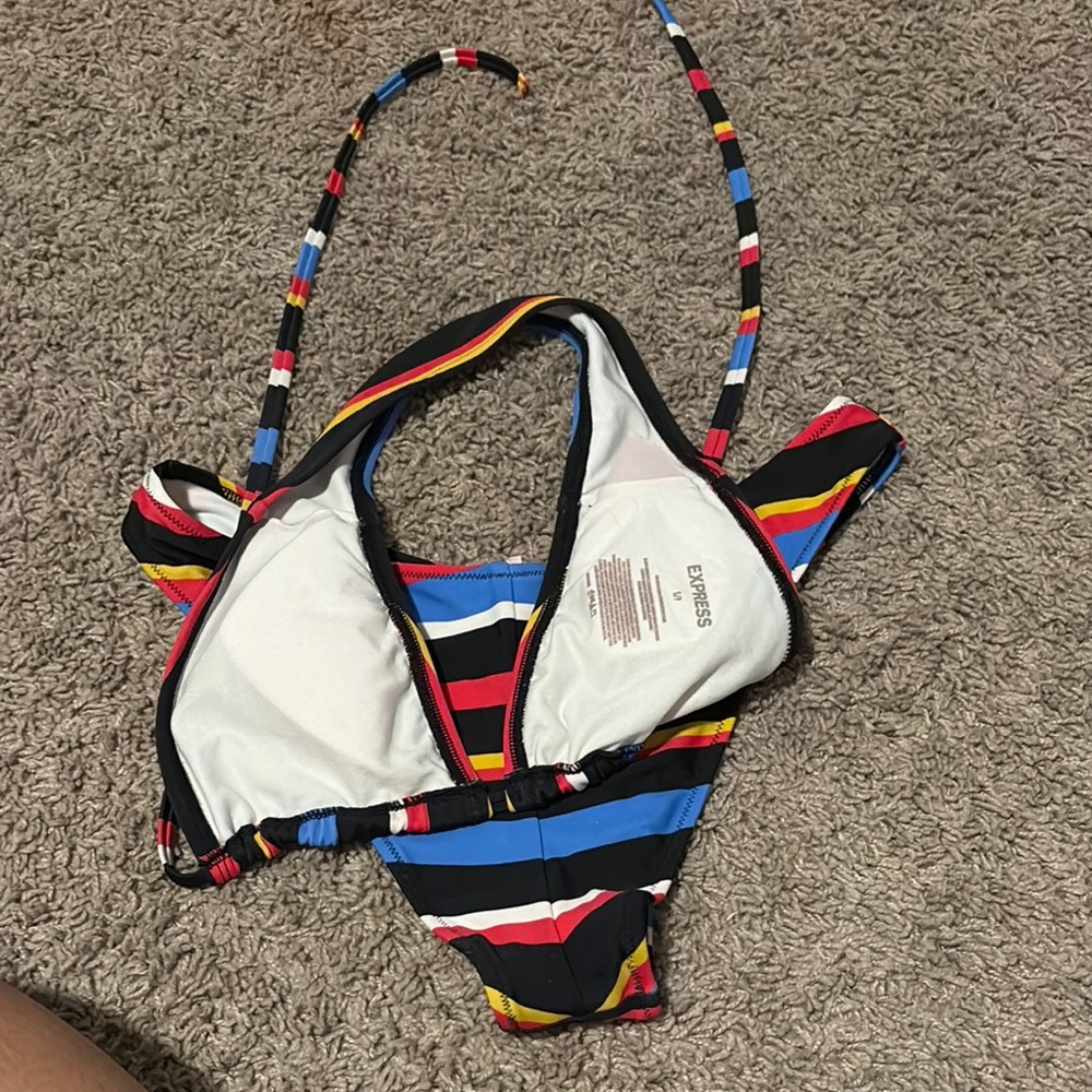 Express Multicolor Striped Bikini - Picture 5 of 5